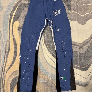 Gallery Dept Painted Flare Sweatpants Blue Size Large